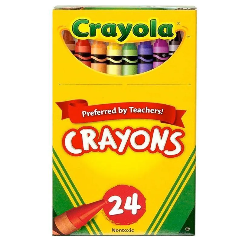 (12 Bx) Crayola Regular Size Crayon