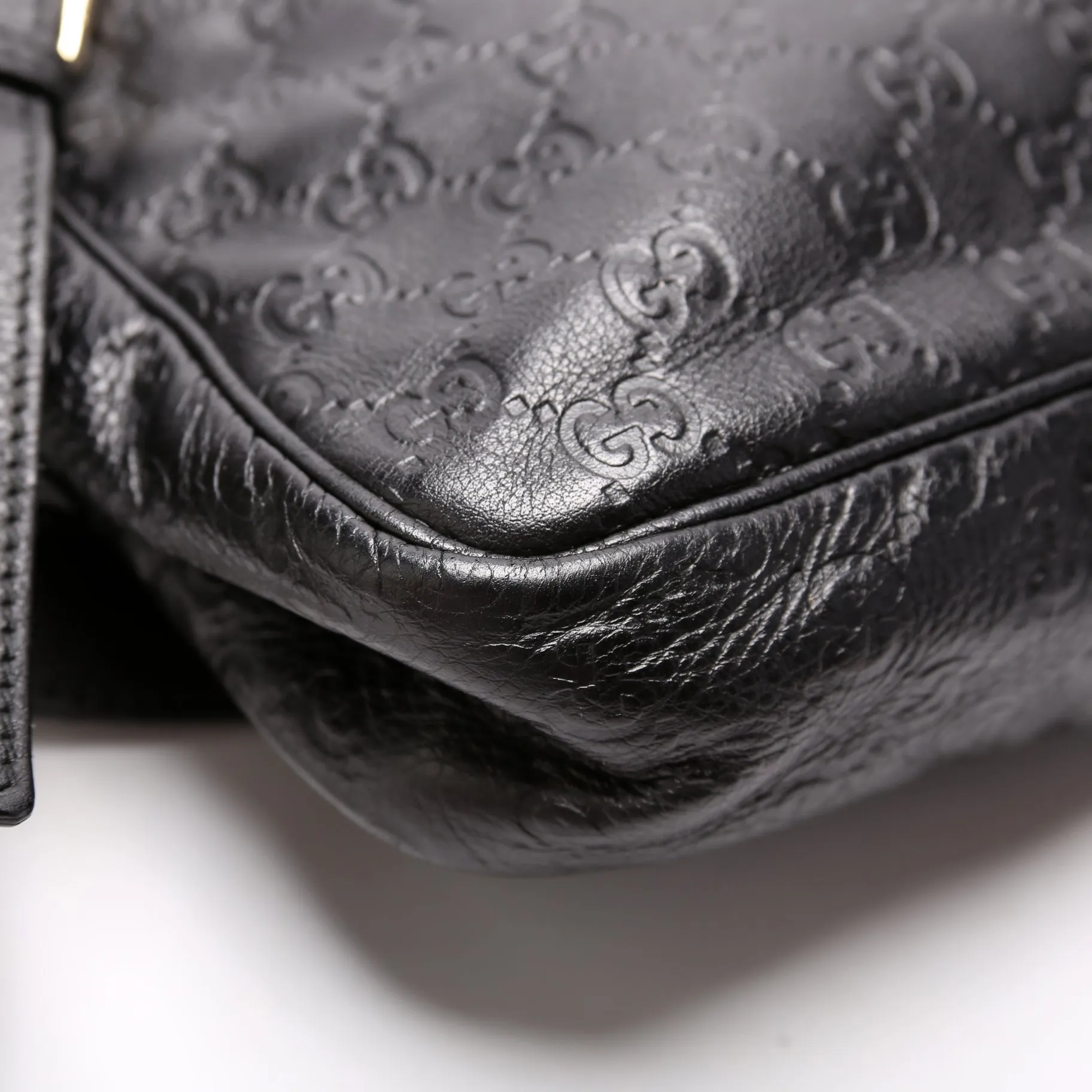 201448 Guccissima Leather Messenger Bag
