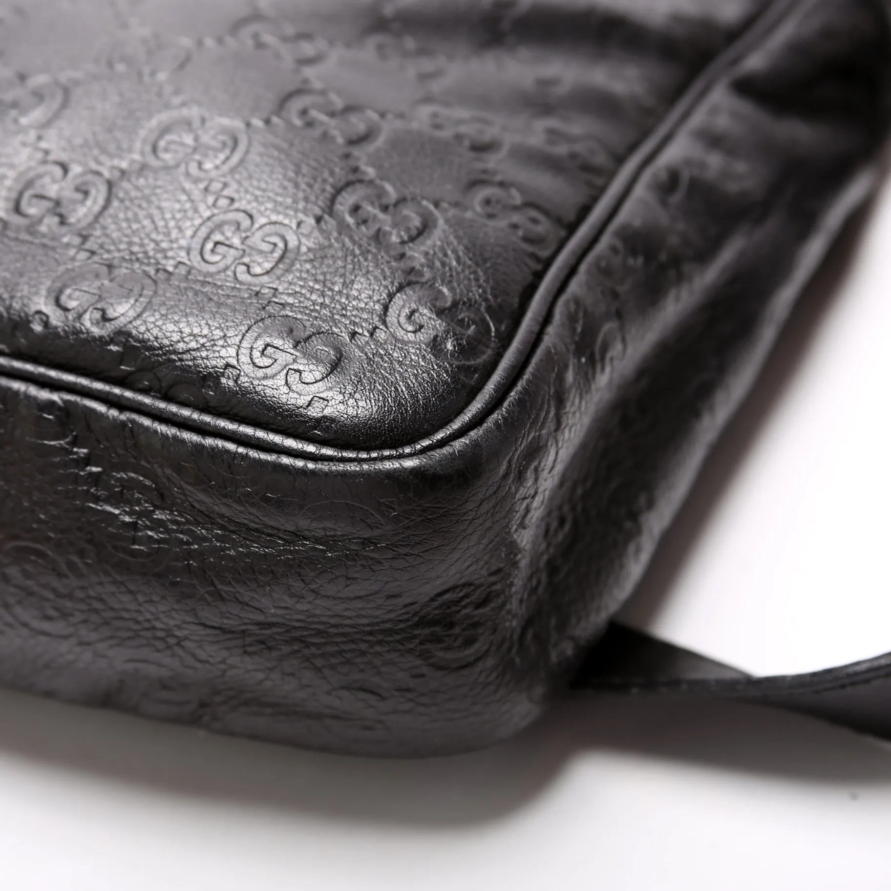 201448 Guccissima Leather Messenger Bag