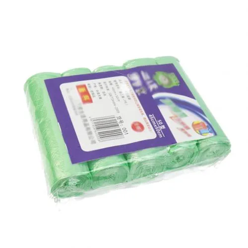 5 Rolls 100Pcs Household Disposable Trash Pouch Kitchen Storage Garbage Bags Cleaning Waste Bag Plastic Bag bolsas de basura