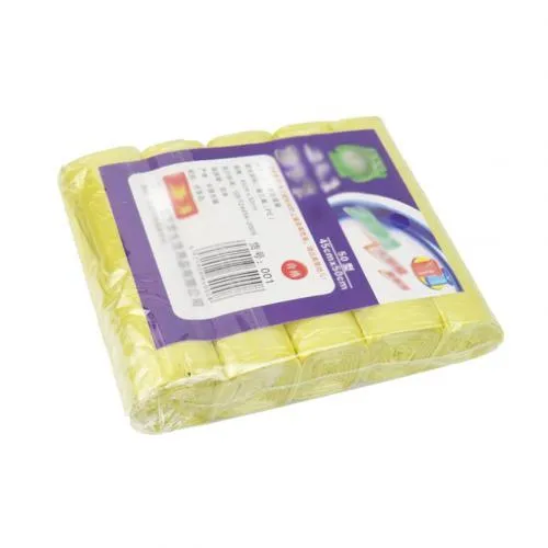 5 Rolls 100Pcs Household Disposable Trash Pouch Kitchen Storage Garbage Bags Cleaning Waste Bag Plastic Bag bolsas de basura