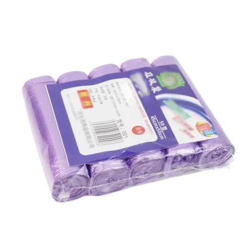 5 Rolls 100Pcs Household Disposable Trash Pouch Kitchen Storage Garbage Bags Cleaning Waste Bag Plastic Bag bolsas de basura
