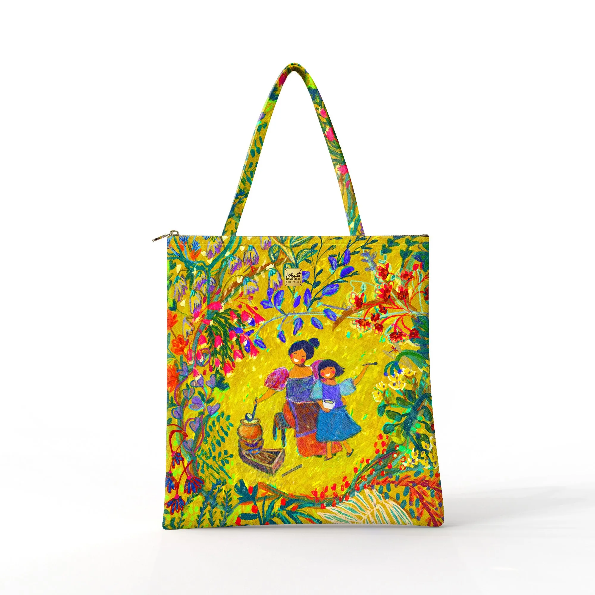 Bibsisita Tote Bag Velvet - Almusal