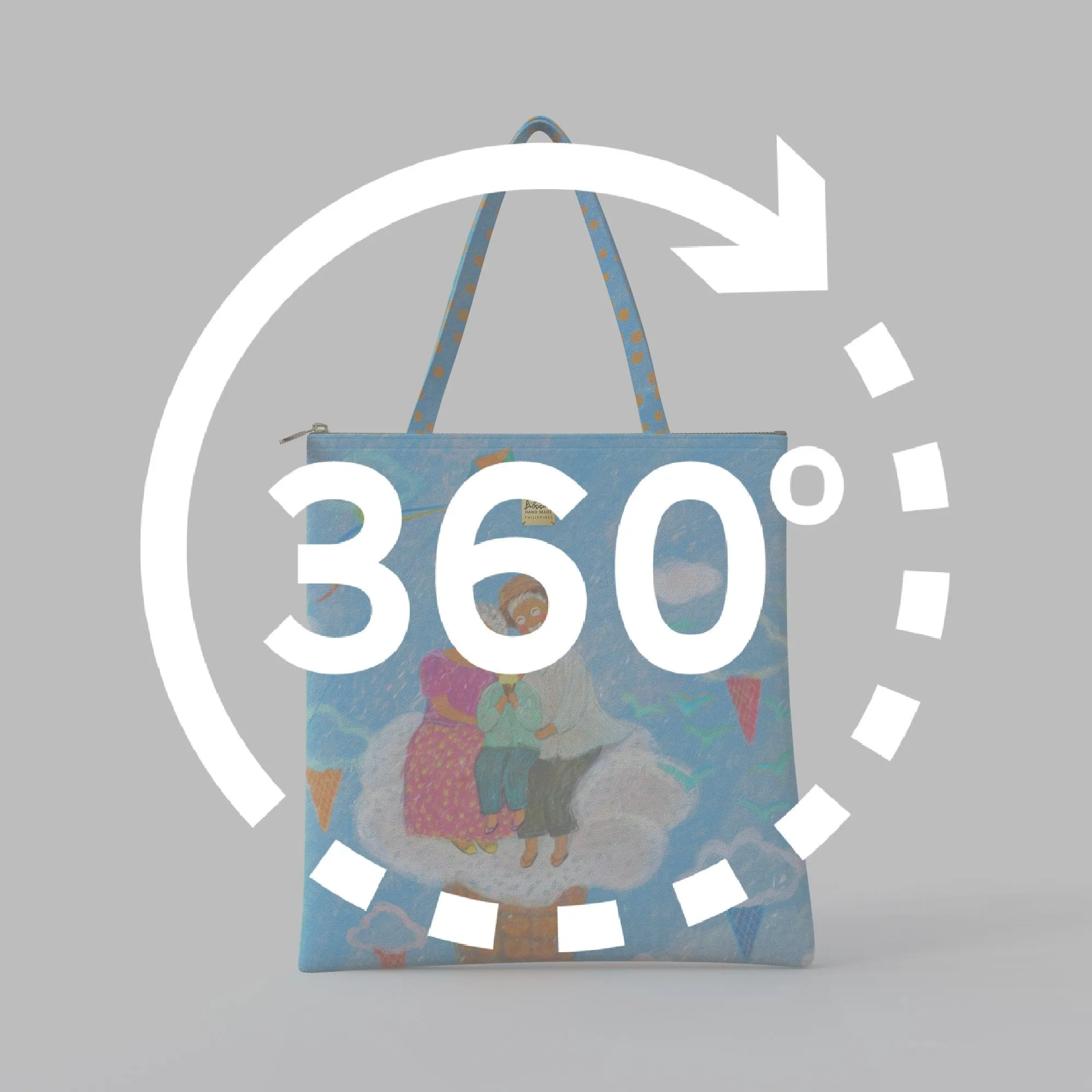 Bibsisita Tote Bag Velvet- Apo (boy)