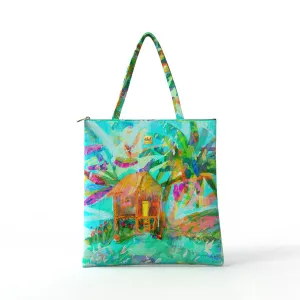 Bibsisita Tote Bag Velvet- Bahay Kubo