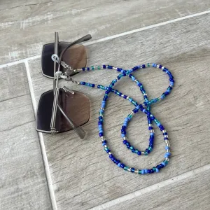 Blue Glasses Chain