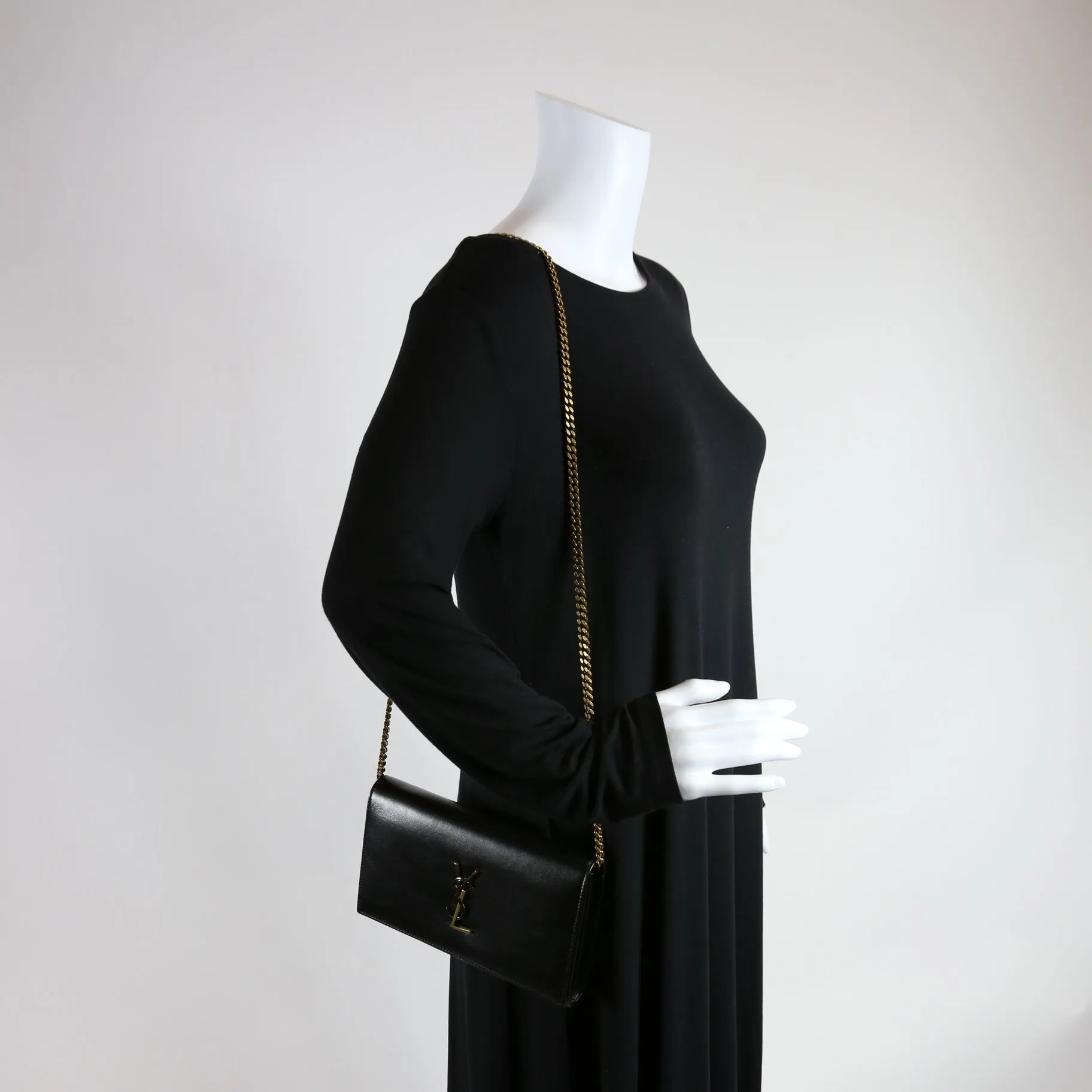 Cassandre Chain Wallet Black