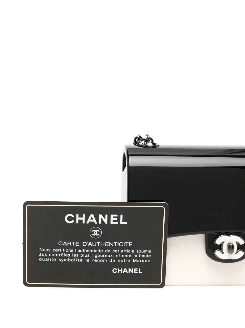 CHANEL Colour-Block Flap Bag Minaudiere