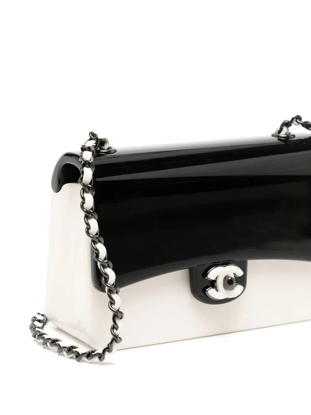 CHANEL Colour-Block Flap Bag Minaudiere