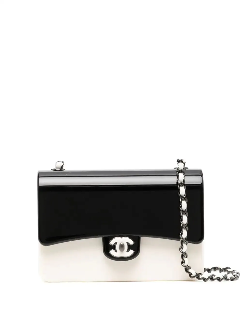 CHANEL Colour-Block Flap Bag Minaudiere