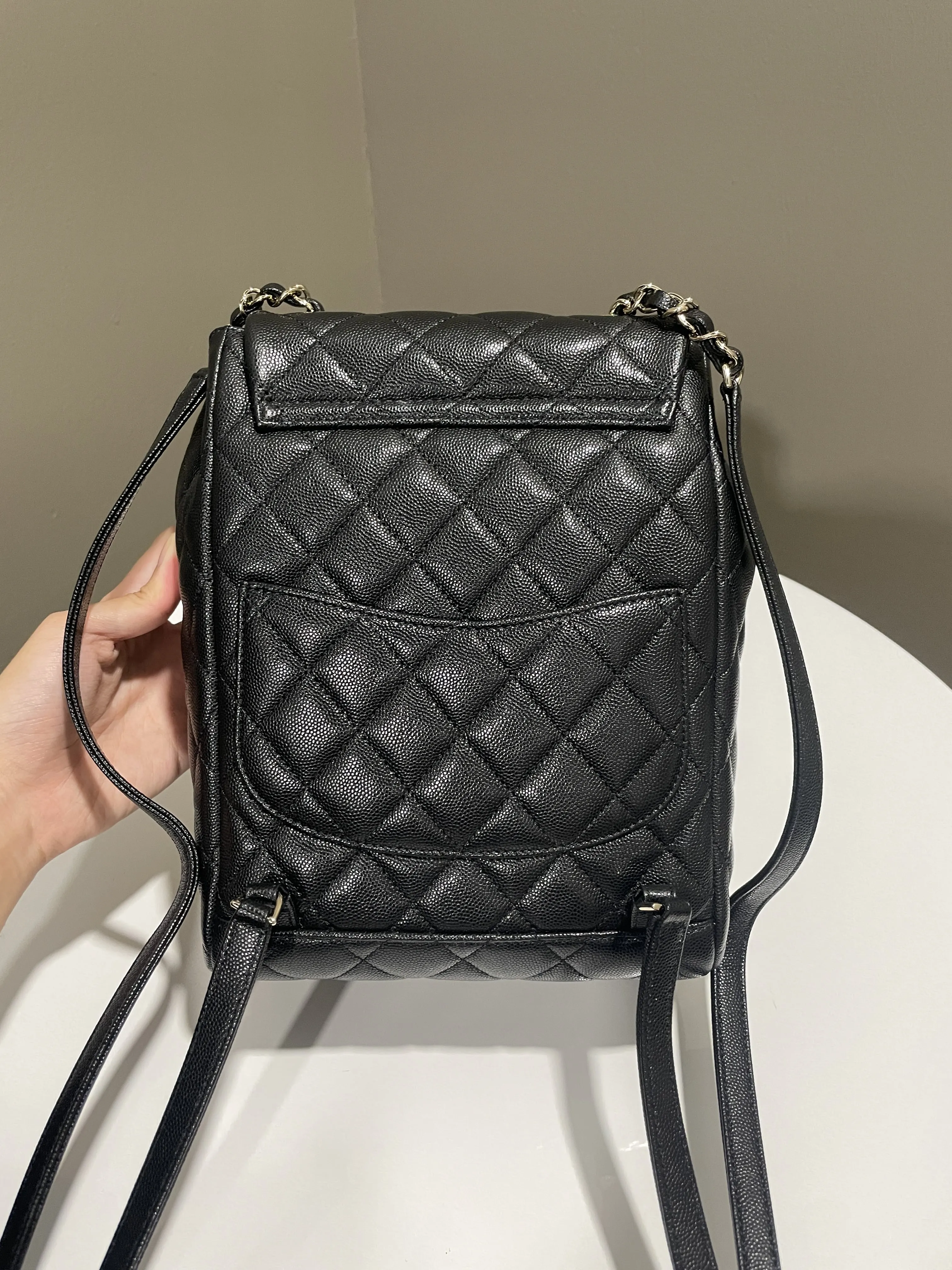 Chanel Urban Spirit Backpack Black Caviar