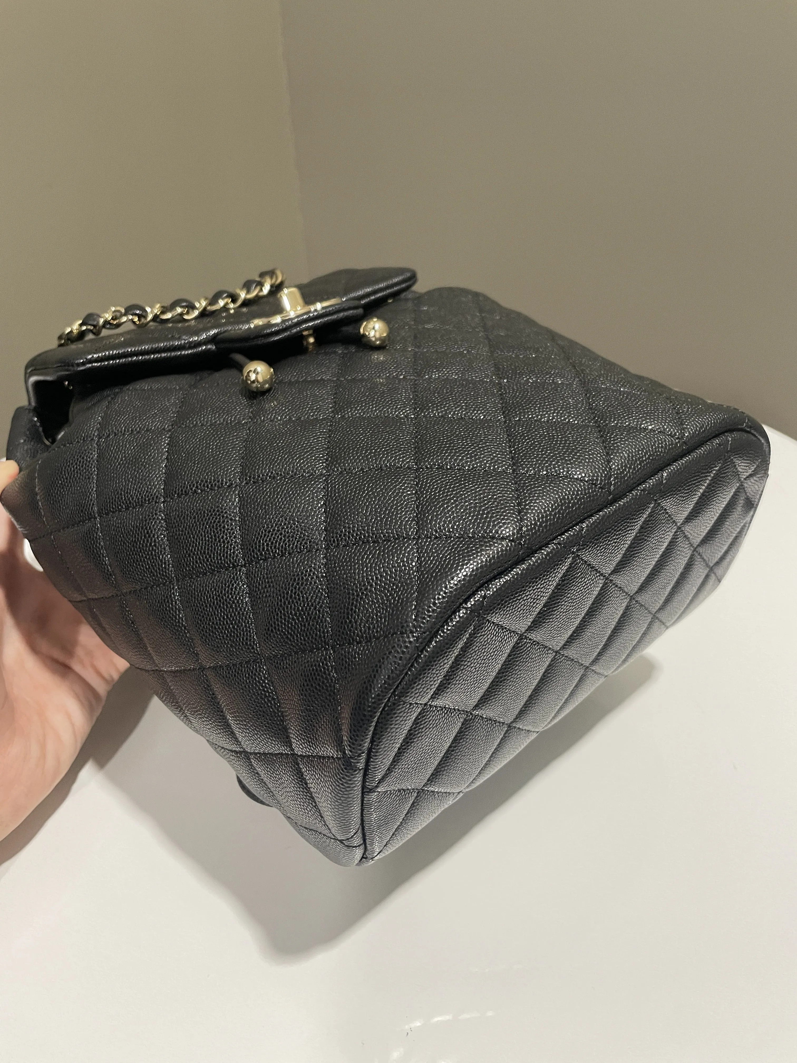 Chanel Urban Spirit Backpack Black Caviar