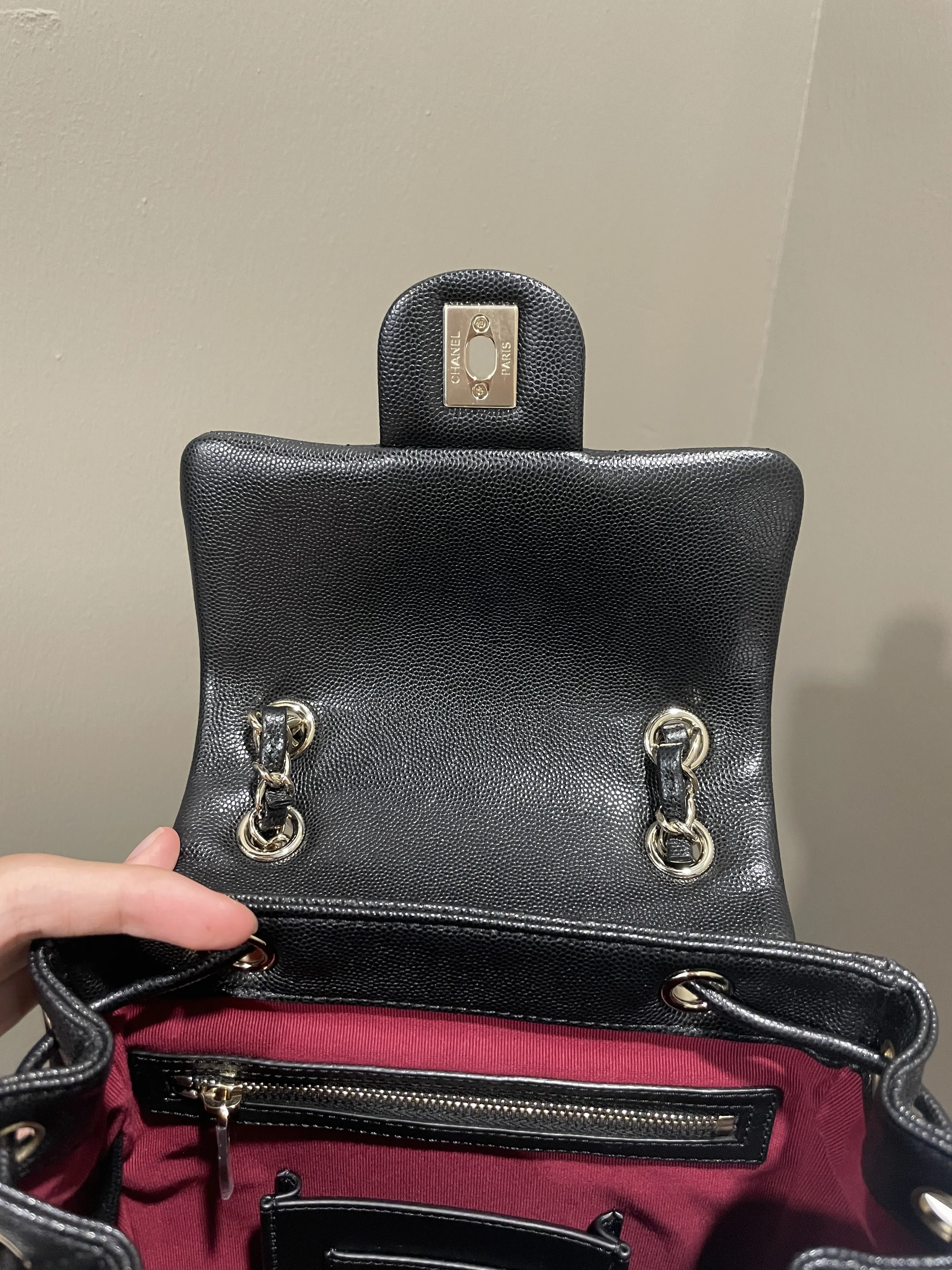 Chanel Urban Spirit Backpack Black Caviar