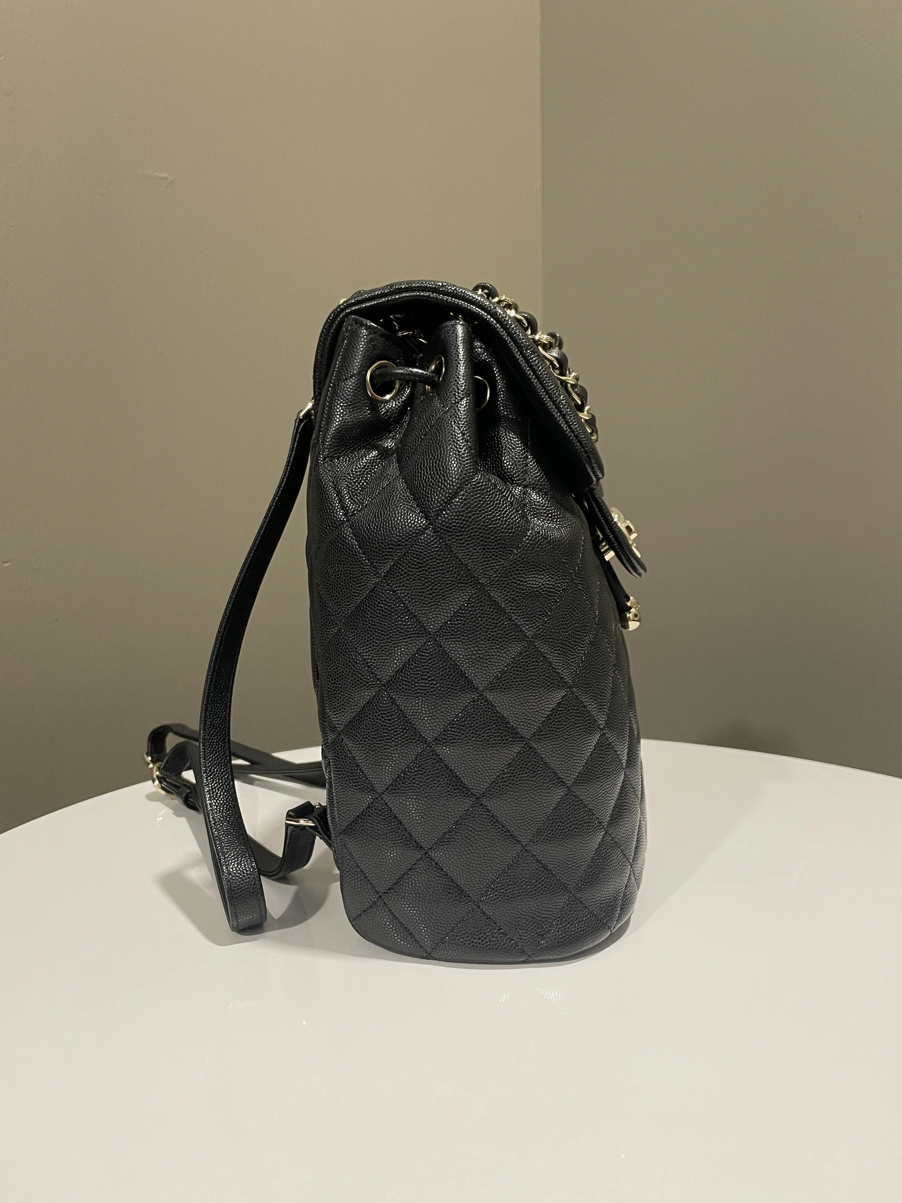 Chanel Urban Spirit Backpack Black Caviar