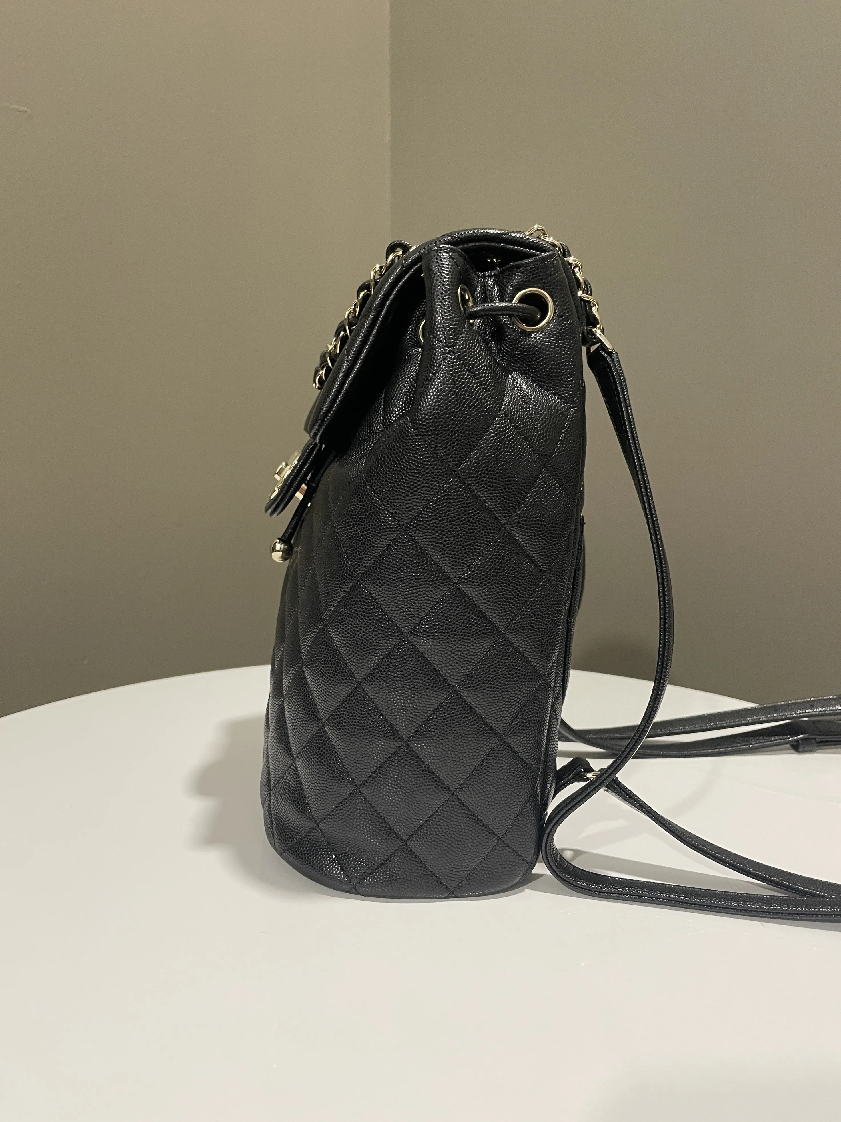 Chanel Urban Spirit Backpack Black Caviar