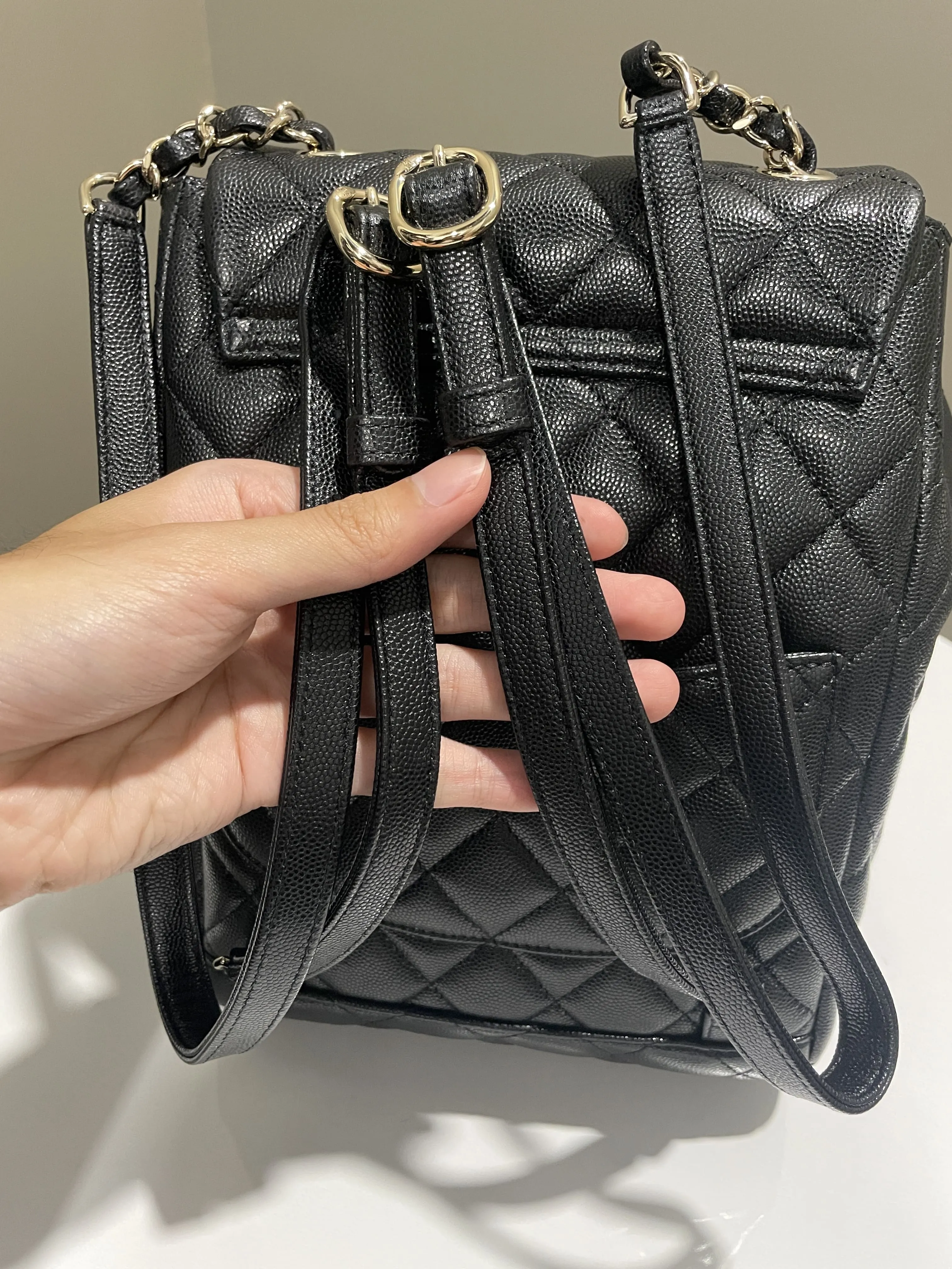 Chanel Urban Spirit Backpack Black Caviar