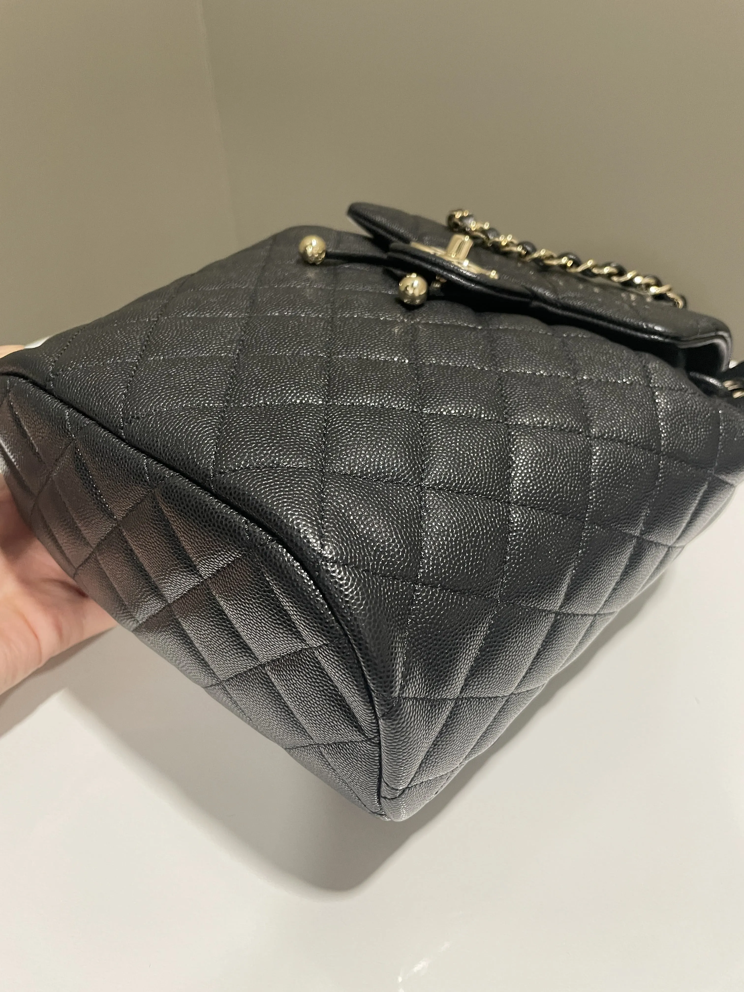 Chanel Urban Spirit Backpack Black Caviar