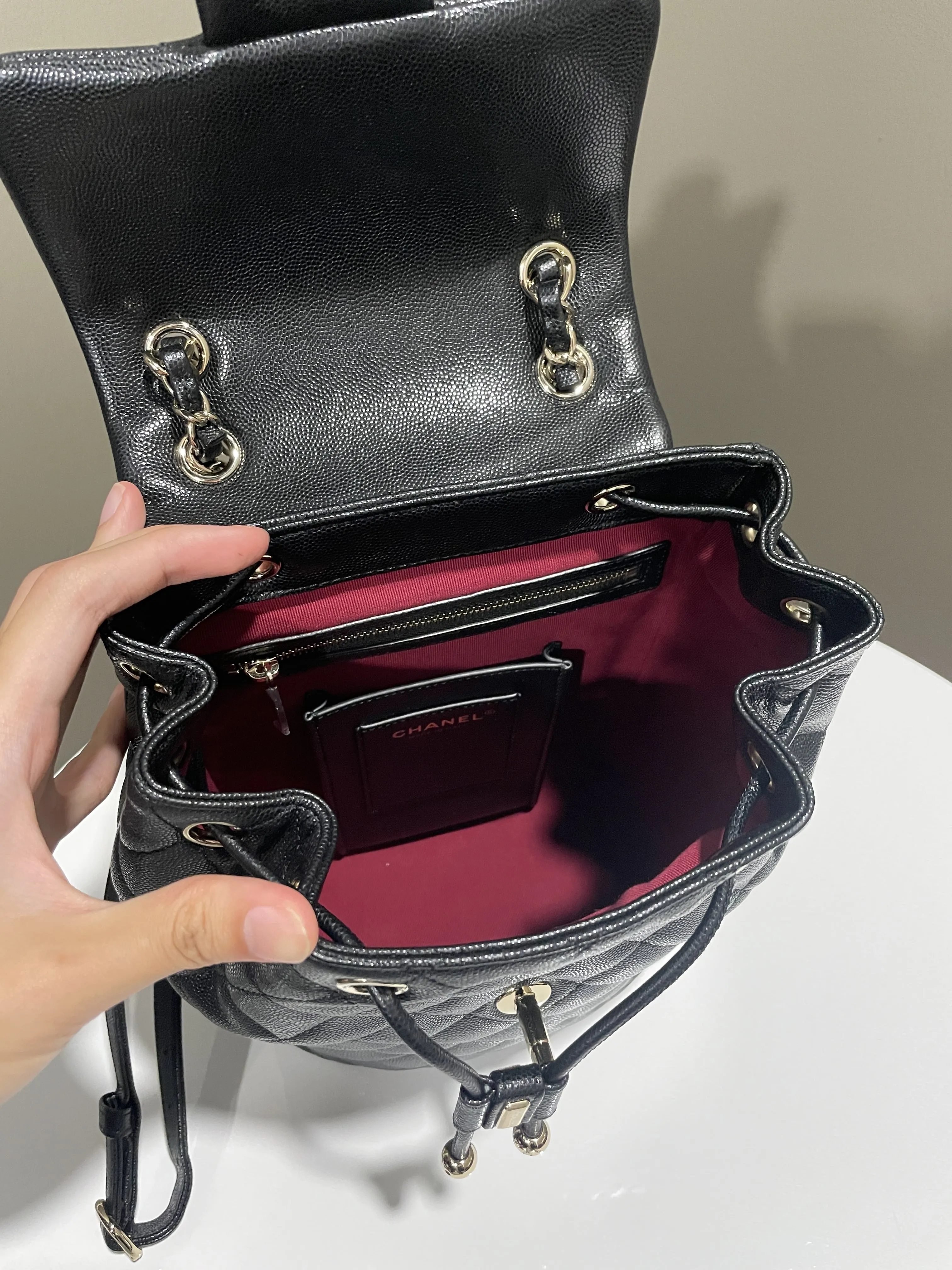 Chanel Urban Spirit Backpack Black Caviar
