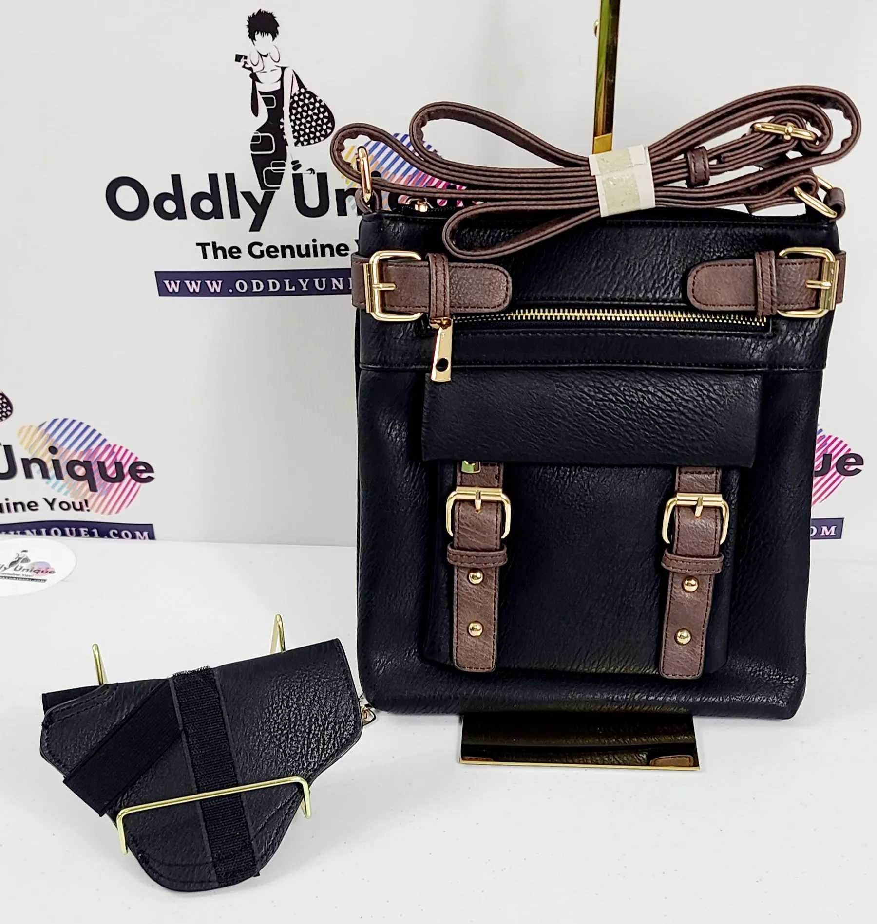 Conceal Carry Messenger Bag