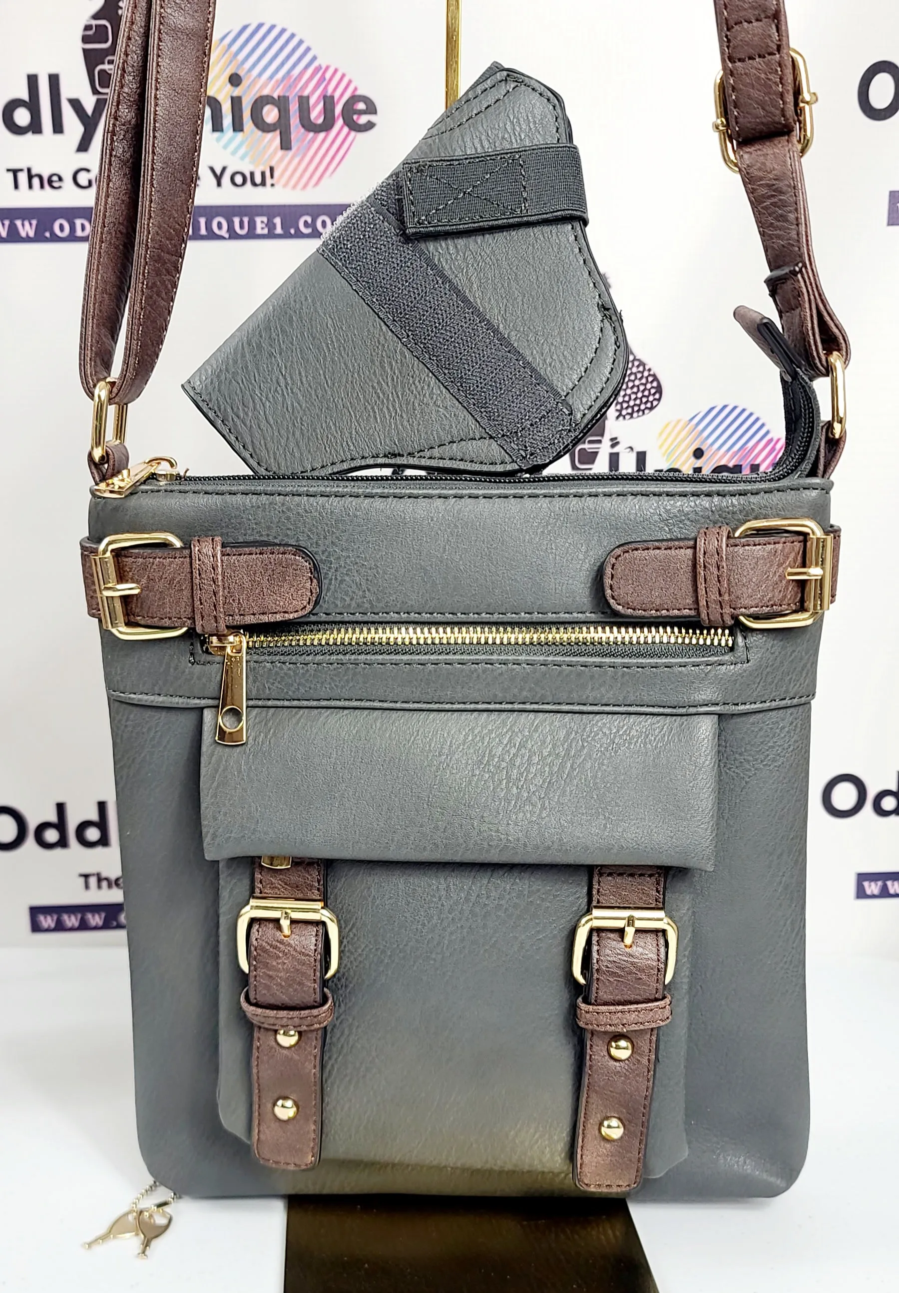 Conceal Carry Messenger Bag