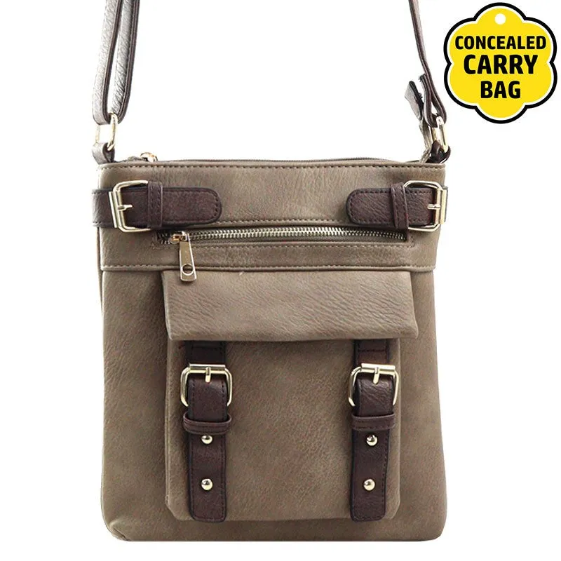 Conceal Carry Messenger Bag