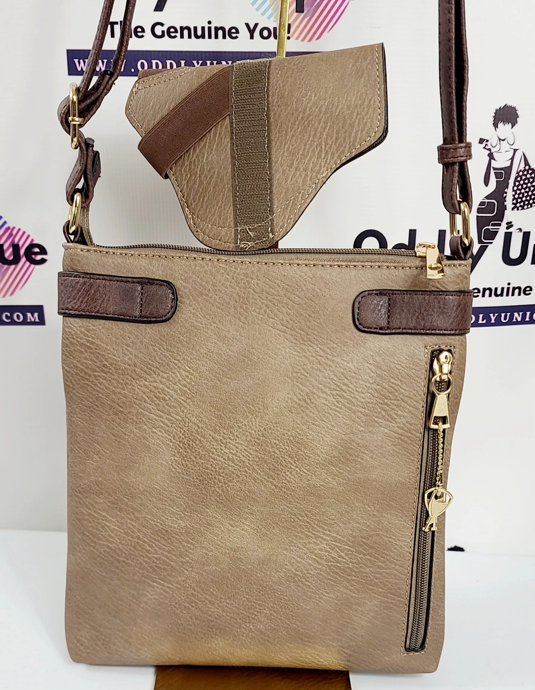 Conceal Carry Messenger Bag