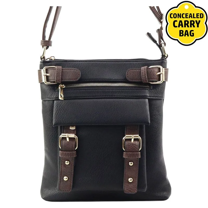 Conceal Carry Messenger Bag