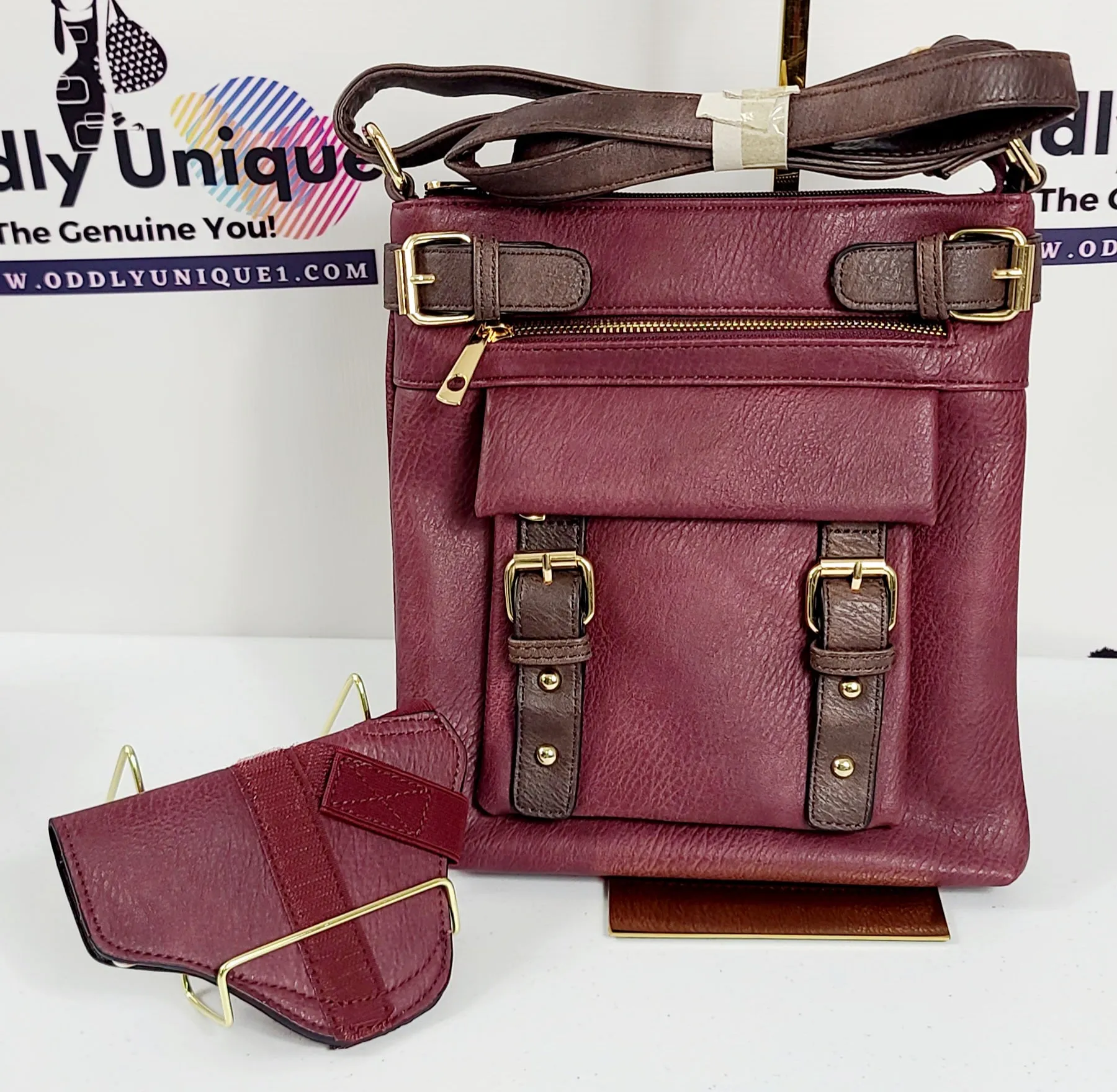 Conceal Carry Messenger Bag
