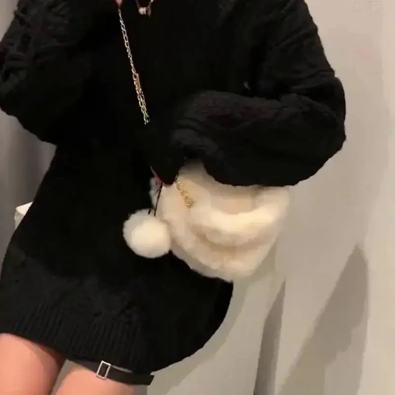 Fashion Heart Shape Bag Women's Handbag Shoulder Bag Cute Solid Color Coin Purse for Shiny Shoulder HandBag Tote Bags for Women