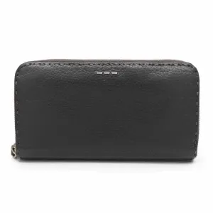 FENDI Celeria Leather Zip Around Wallet