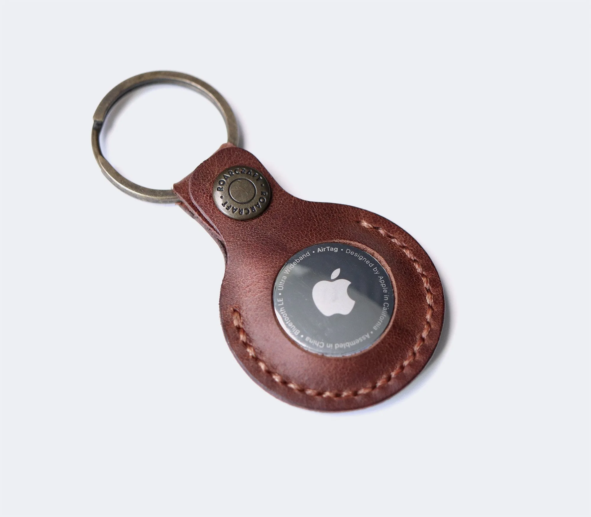 Leather Airtag Case - Key Ring