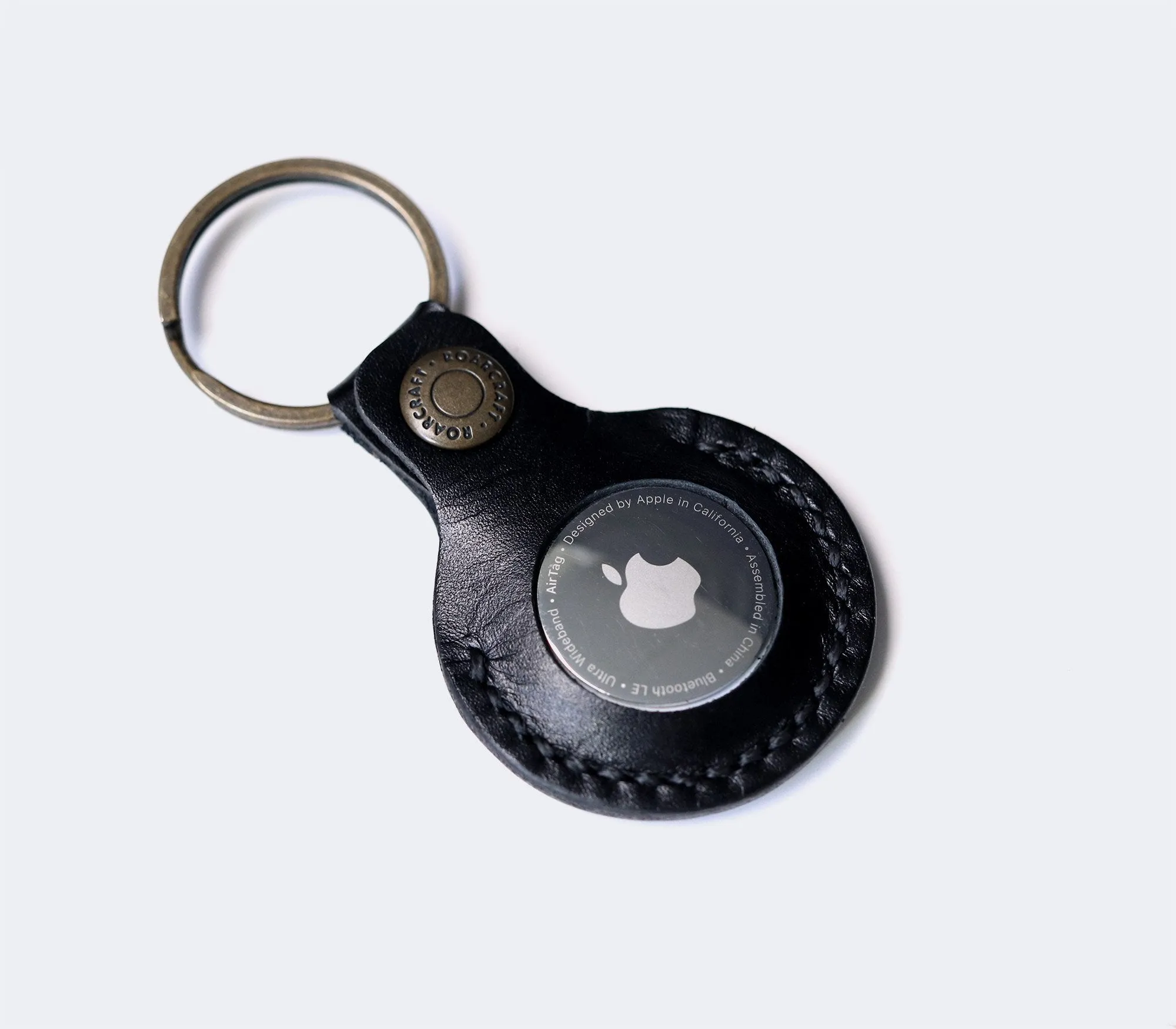 Leather Airtag Case - Key Ring