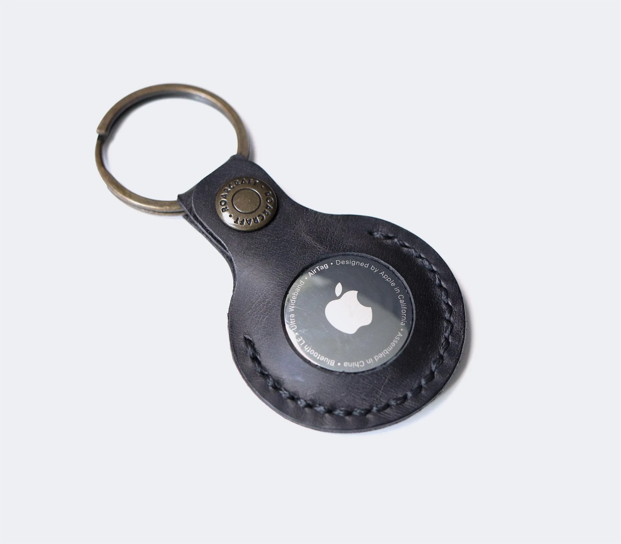 Leather Airtag Case - Key Ring