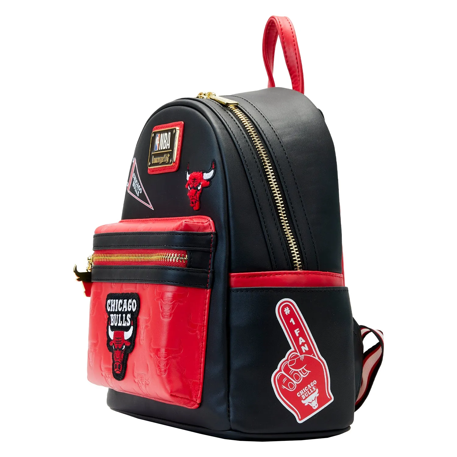 LF NBA Chicago Bulls Patch Icons Mini Backpack