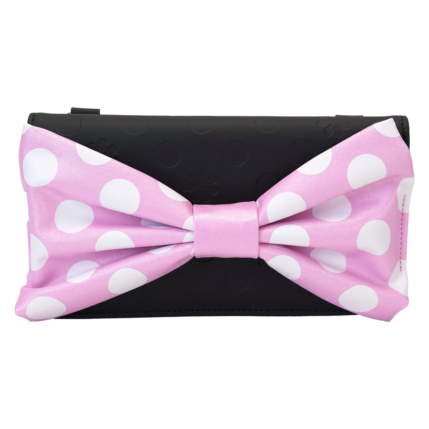 Loungefly Disney Minnie Floral Rock The Dots Clutch Crossbody Bag