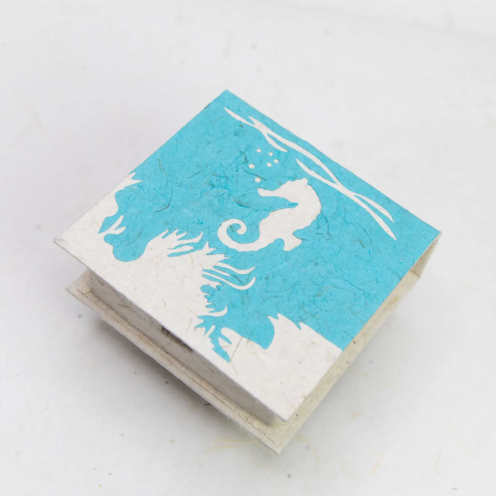 Sea-Life - Seahorse - Note Box and Scratch Pad Refill Set