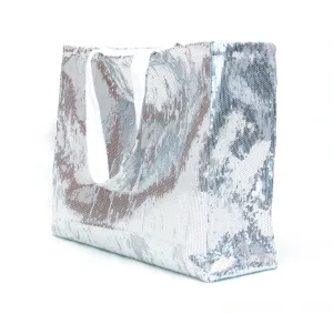 Silver Tote Bag