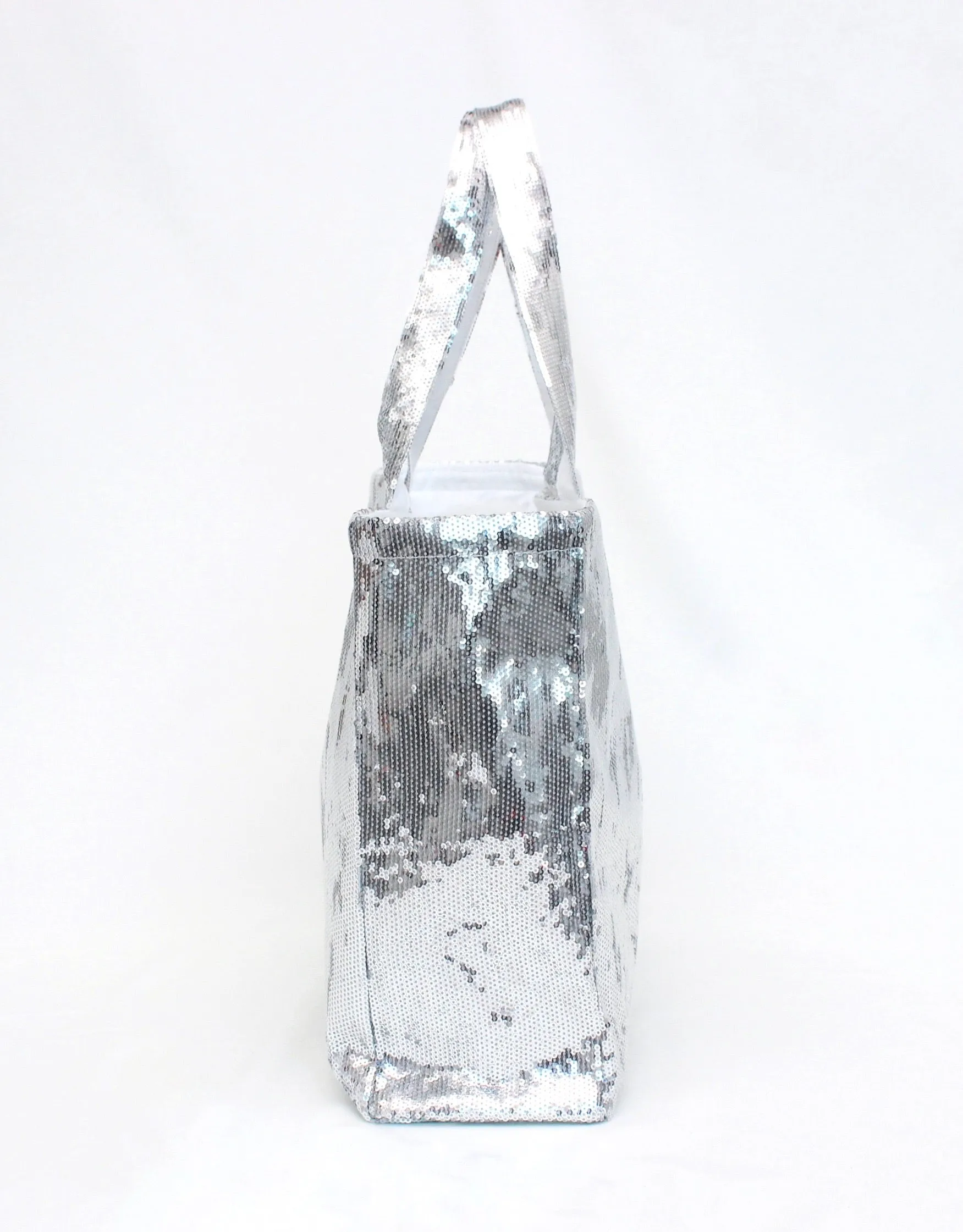 Silver Tote Bag