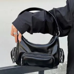 UAKISS  -  High Quality Women Shoulder Bag Pu Leather Crossbody Bag Multi-pockets Messenger Bag Patchwork Leather Purse Soft Handbag