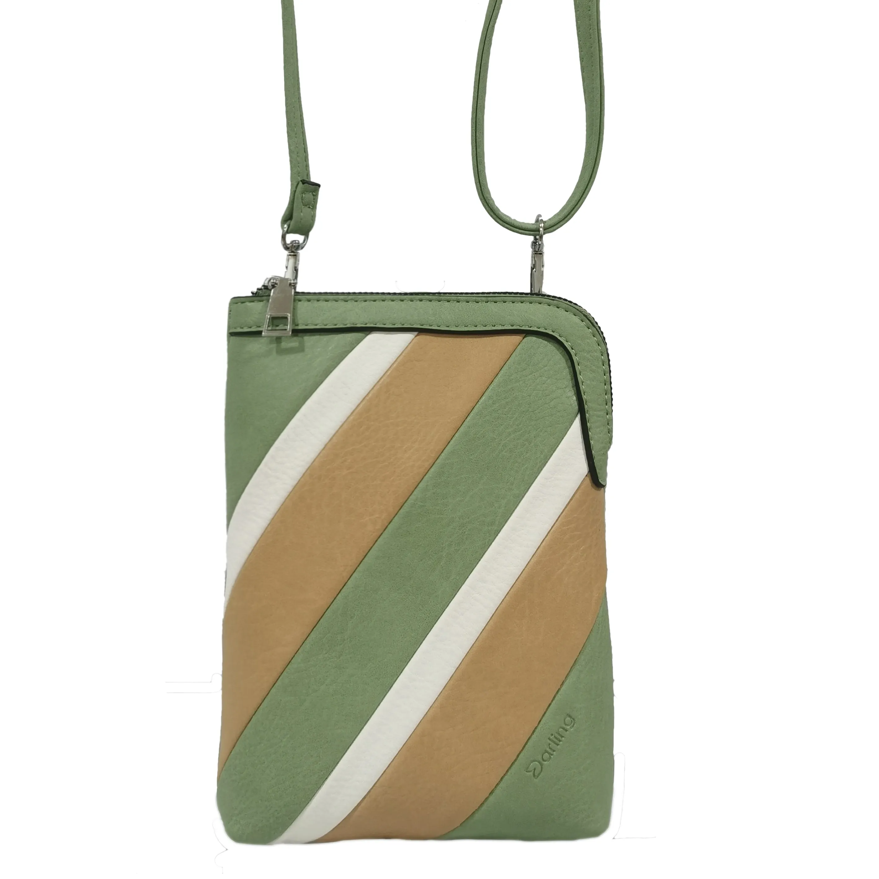 YD8022 - Strip Color CrossBody Bag - 5 Colors